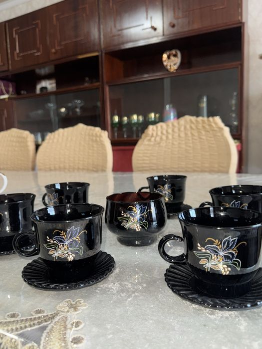 Форфорный Чайный набор стаканов