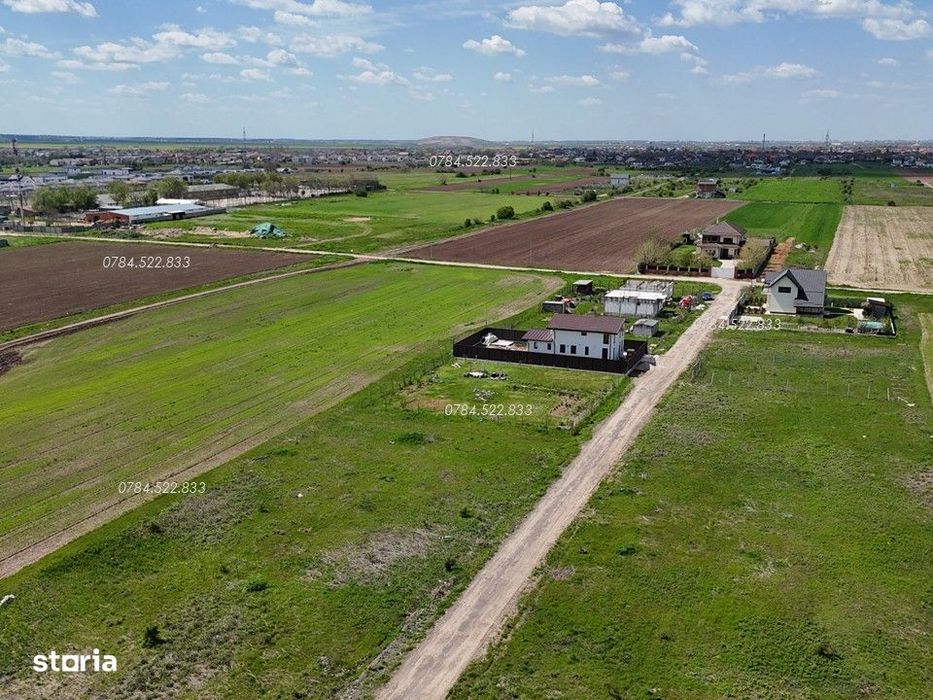 Teren intravilan 418 mp Berceni curent acte la zi construcție