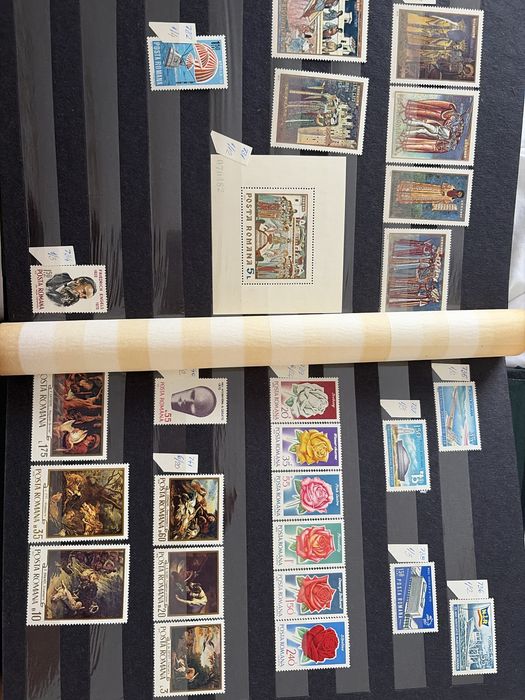 Clasor timbre România 1970–1971, serii complete și colițe, Expo ’70, sport, artă