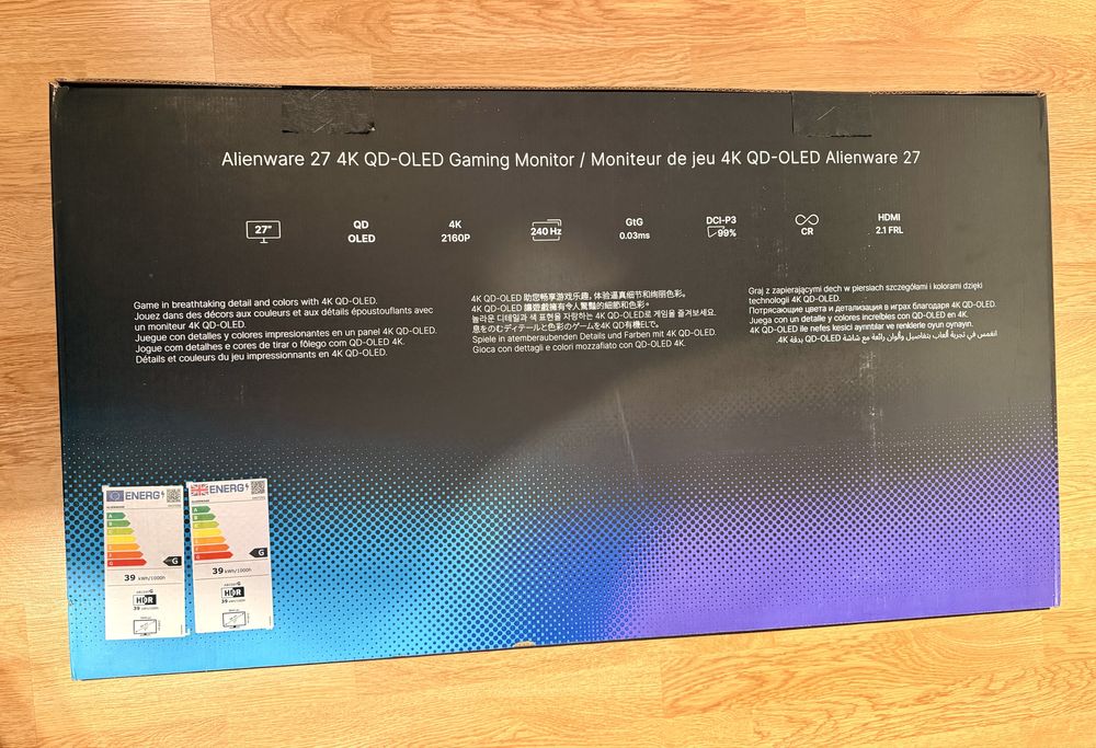 Monitor Gaming OLED 27", 4K, 240Hz, Garantie