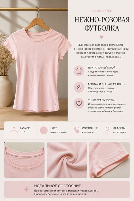 Футболки базовые,