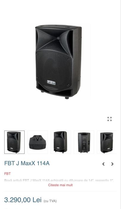 Boxa FBT profesionala