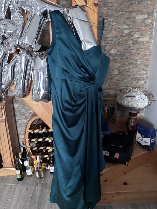 rochie elegantă de ocazie, culoare verde