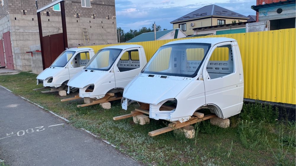 Кабины газель, ГАЗ, Уаз, рамы, двигателя.