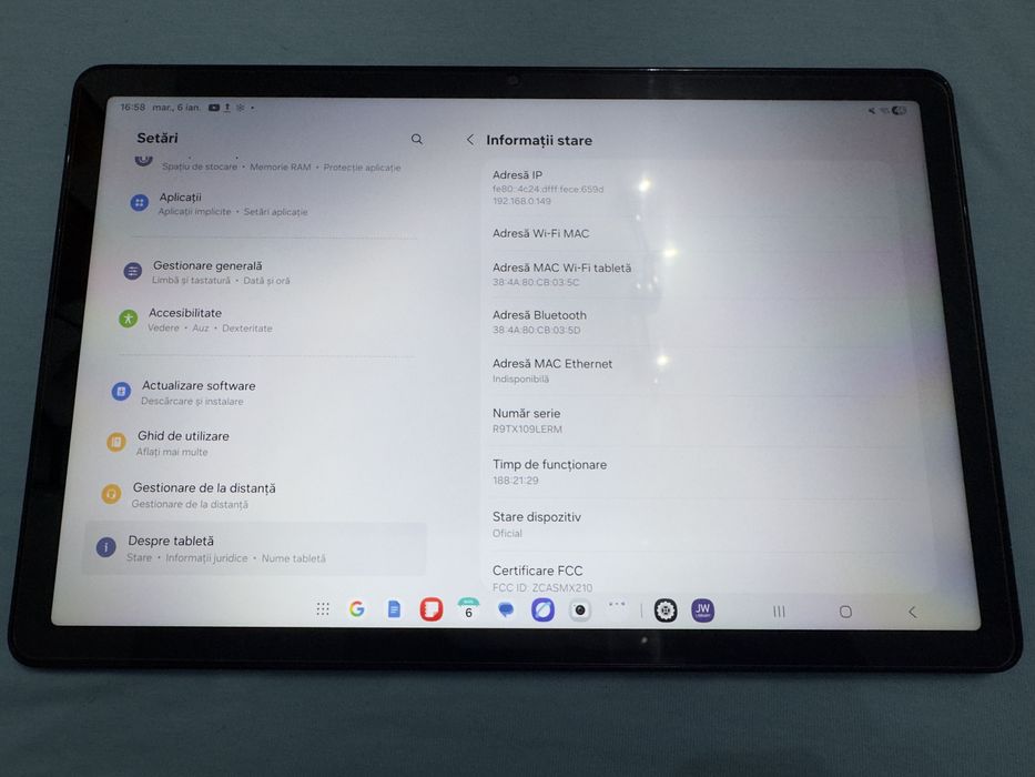 Vand tableta Samsung Tab A9+