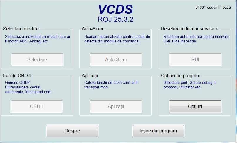 VCDS VAG COM HEX V2 25.32 Engleza  Romana VW Audi Skoda Seat 2026