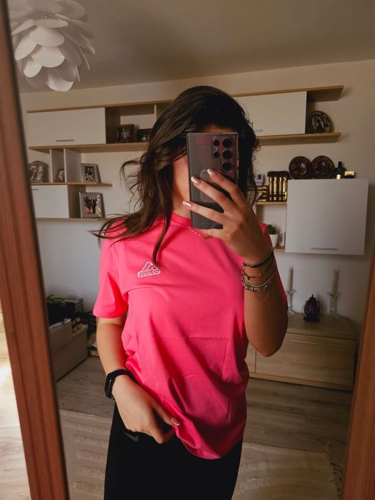 Tricouri Adidas,roz și negru