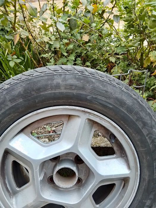 Лети джанти 14 цола(4х100)с гуми, подходящи за Опел и Рено + 2 бр гуми