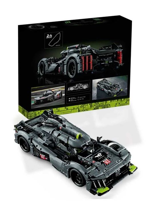 Конструктор Лего техник Гибридный гиперкар Peugeot 9x8 1775 деталей