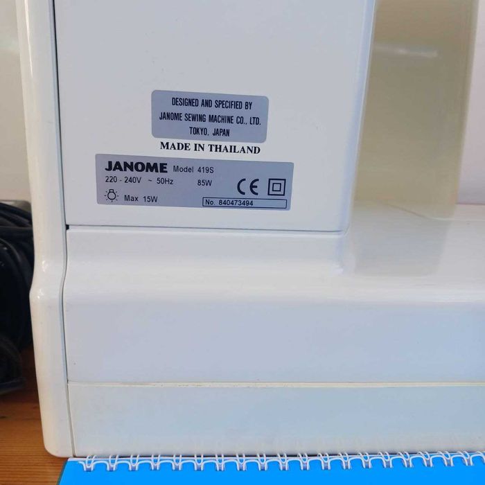 Janome 419S(Япония). Год гарантии/Металл/Комплект.