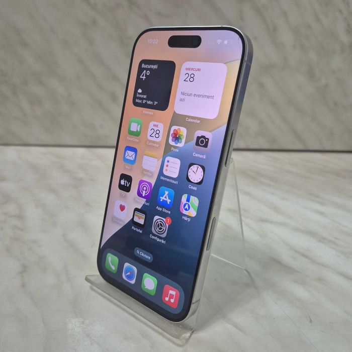 Telefon Apple iPhone 16 Pro 128 White 93% bat Zeus Amanet Rahova 34817