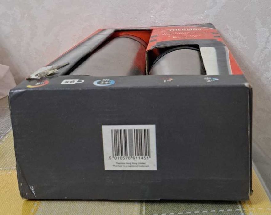 Термос, нержавеющая сталь, 1л. набор + кружка 2в1