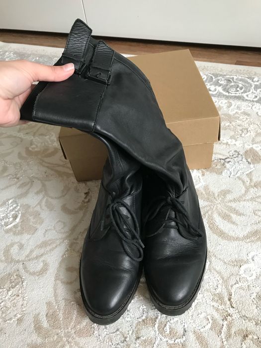 Сапоги из натуральной кожи