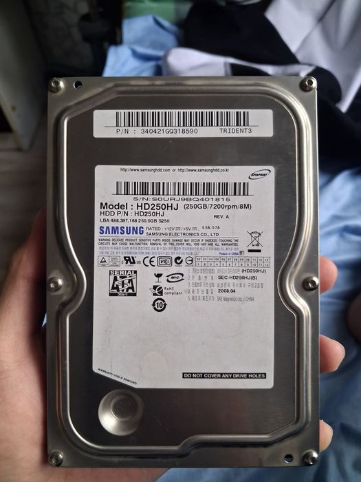 Жоски диск на 250гб от самсунг