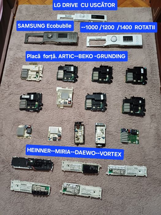 Placă bord calculator pentru mașini de spălat rufe
