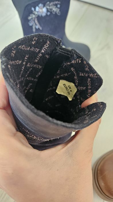 Нови естествена кожа боти и ботуши 23 и 24 размер