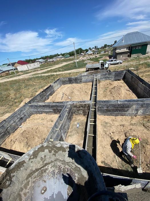 Заливка фундамента АЛМАТЫ