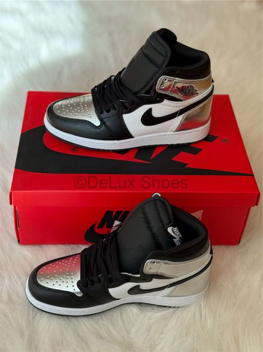 Air Jordan 1 Retro High Silver Toe Full Box Verificare Colet 36-45