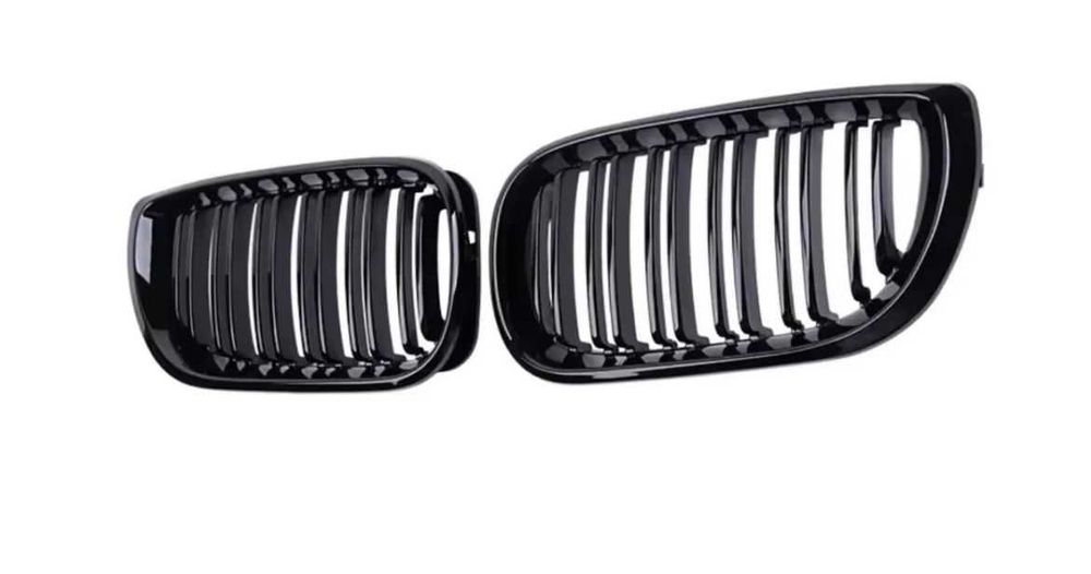 Grile Negre Duble LUCIOASE E46 FACELIFT,E46Coupe/Cabrio