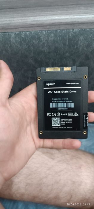 SSD Apacer AS340 240GB