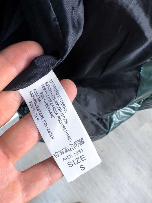 Geaca verde metalizata de fas / DAMA / FLY Luxury