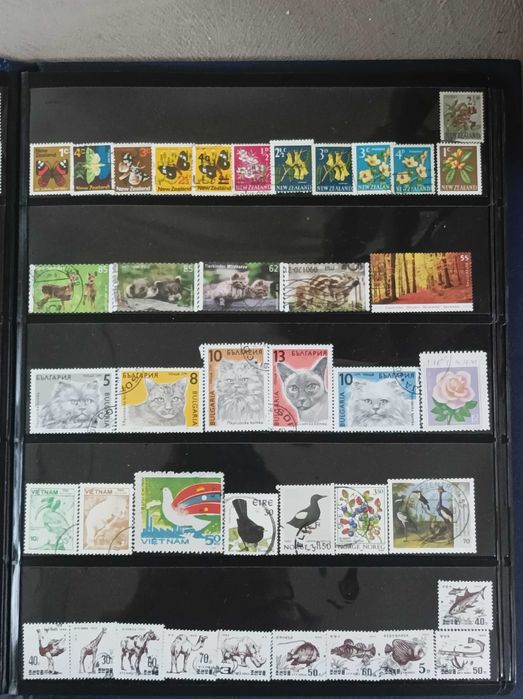 Колекции пощенски марки САЩ от Австралия и Н. Зеландия и Флора и фауна