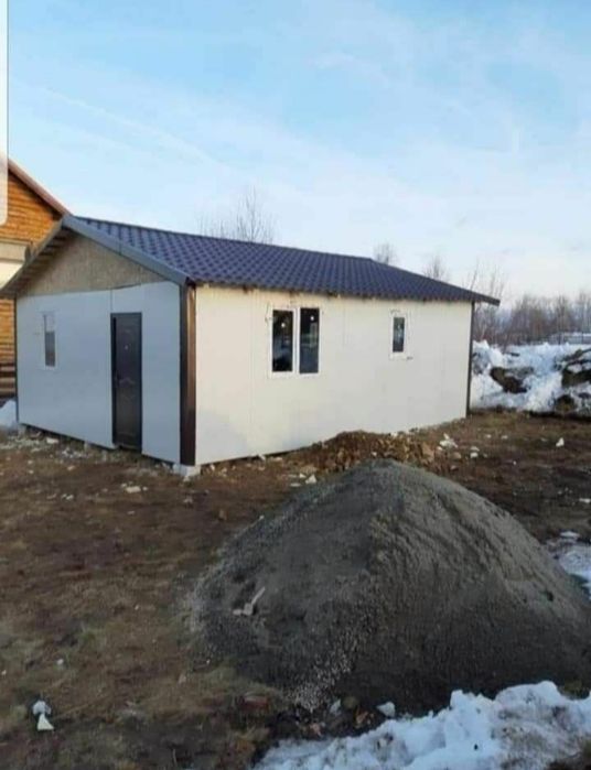 Vand  container tip casă de locuit orice lungime 12x8