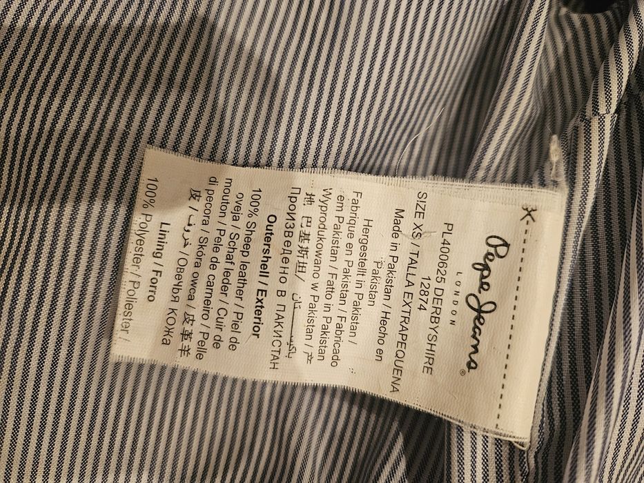 Geaca piele Pepe Jeans