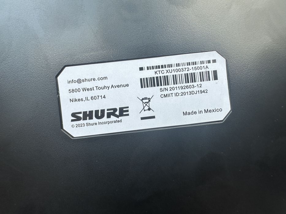 Shure made in mexic