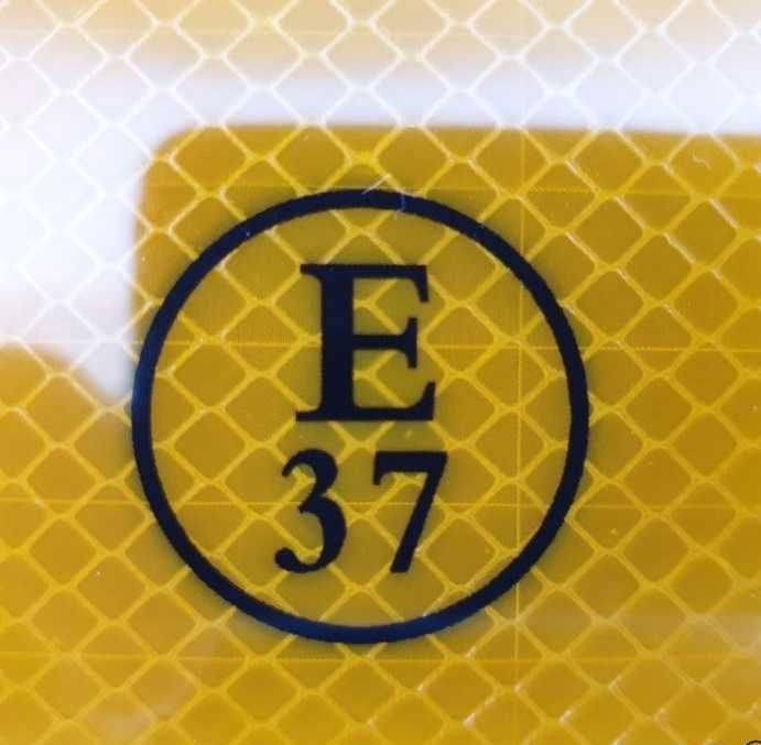 Лепенка Е37 3М 1710 светлоотразителна 2бр/к-т.