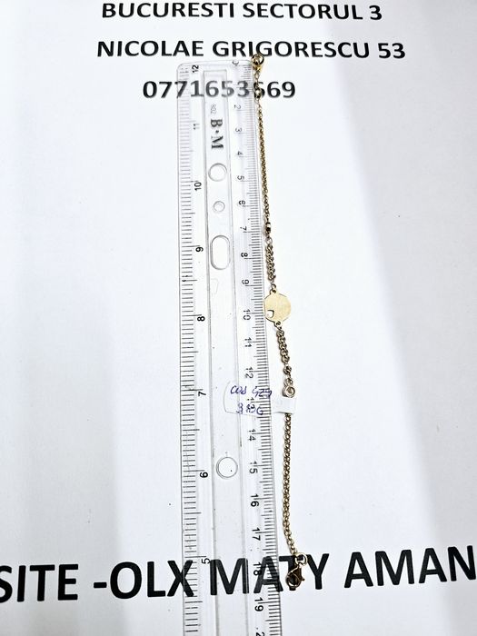Vand bratara din aur 14 k 3.1 g cod 429