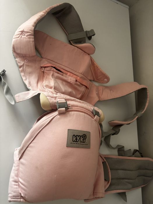 Розовый шезлонг с седушкой