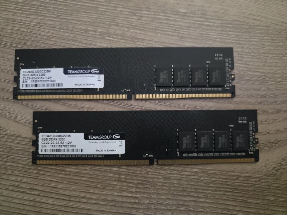 Ram памет 2x8 ddr4 3200Mhz cl22