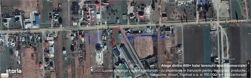 Teren depozitare, showroom, de la 200mp la 2000mp, zona Lukoil, Socar
