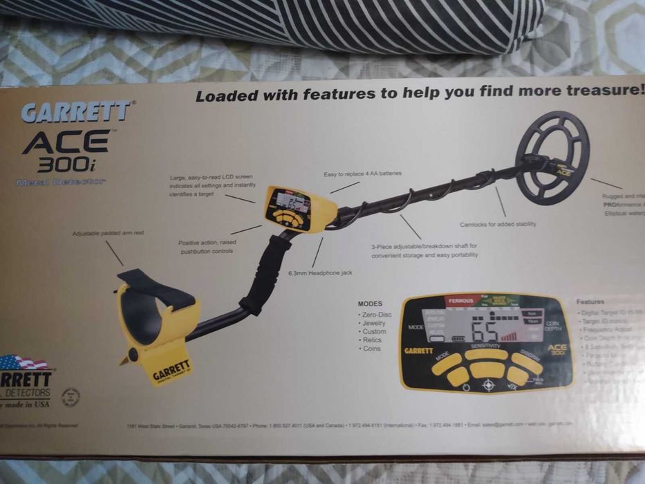 Garret ACE 300i металдетектор + аксесоари  НОВ