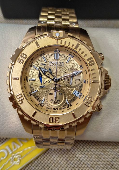 Ceas Invicta Reserve Gold Dial Chronograph IN-50993-Barbati