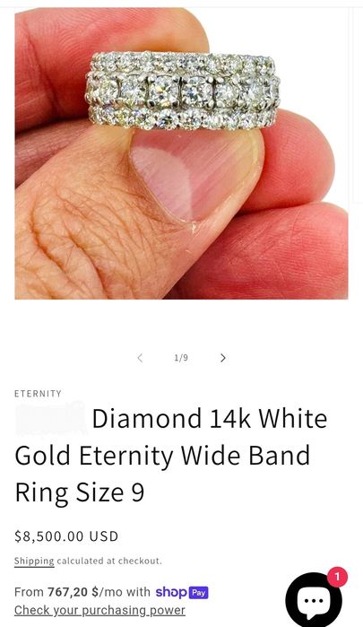 Бриллиантовая кольцо! 30 бриллианта!