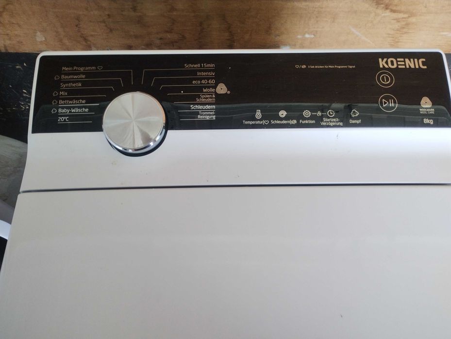 пералня Коенис 8 кг.горно НОВА