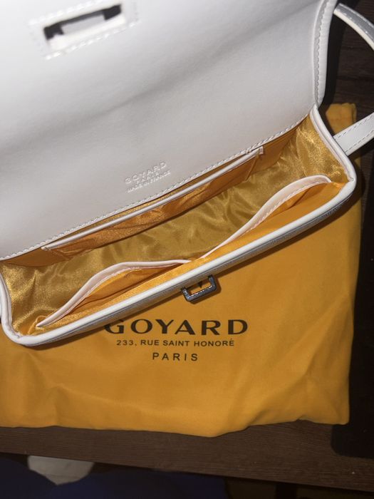 Goyard Messenger Bag Бяла