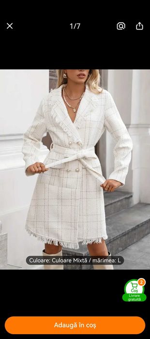 Rochie alba noua
