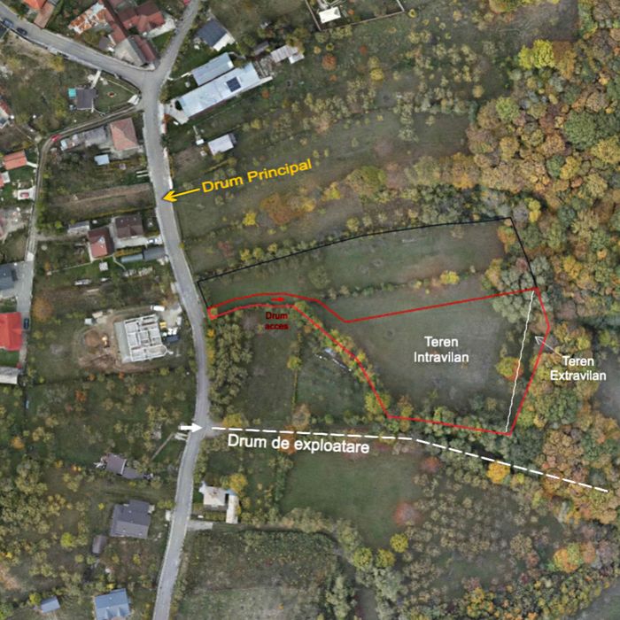 Teren 3.800 mp | Pucioasa, Dâmbovița | Natură, liniște și acces dublu