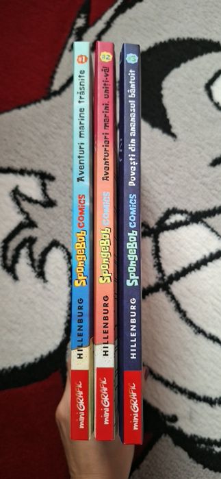 Seria SpongeBob ,nr 1,2 ,3 benzi desenate