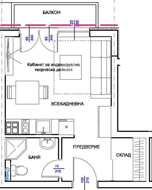 Продава се Двустаен апартамент в Бяла - 72 кв.м за 1213 €/кв.м - Снимка #7