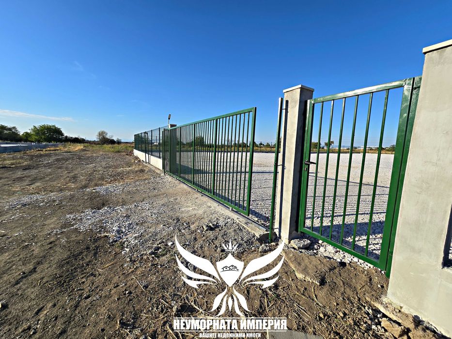Под наем автокъща, земя, парцел, паркинг, автосалон склад 1545кв гр.Асеновград втора линия по чакълест път