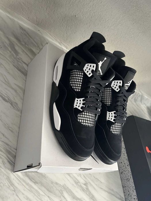 Jordan 4 Retro White Thunder PREMIUM !REDUCERE!