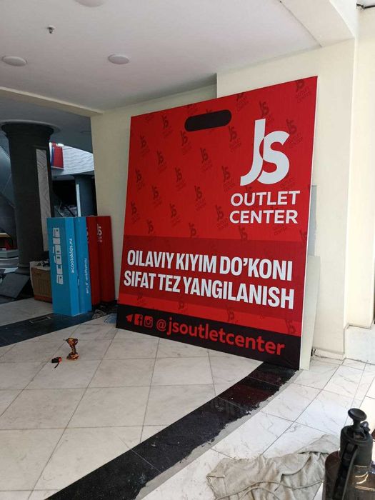 Banner ARZON | 1 KUNDA | Pechat | Баннер Печать | Dizayn + Montaj