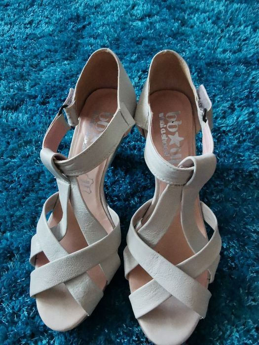 Pantofi decupați gri, piele interior/exterior, marime37