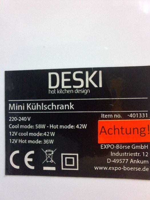 menaj Mini frigider cooler heater auto la 12 si 220V 58W max hot cold