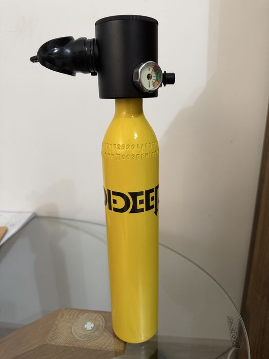Set snorkeling/scufundări 0,5 L  Dideep– Butelie + pompă manuală + kituri întreținere