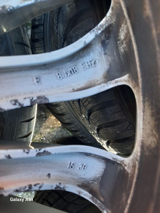 Ляти джанти с гуми БМВ,5×120, 18цола